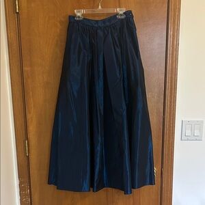 Vintage Cathy Hardwick Pleated Blue Women's Skirt Size 6